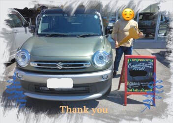 I様　中古車ｸﾛｽﾋﾞｰご納車おめでとうございます！